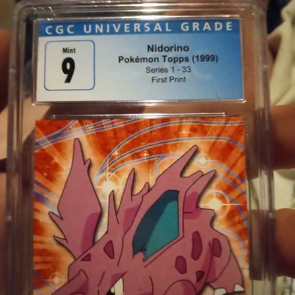 Vintage 1999 TOPPS POKEMON NIDORINO CGC SLAB - Picture 3 of 8